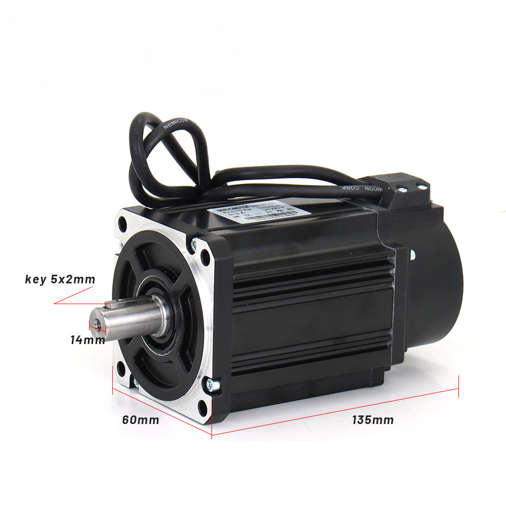 BODING AASD Servo Motor kits 400W 60ST-M01330 AASD15A 220V 1.27NM 3000RPM Dia.14mm With 3M cable