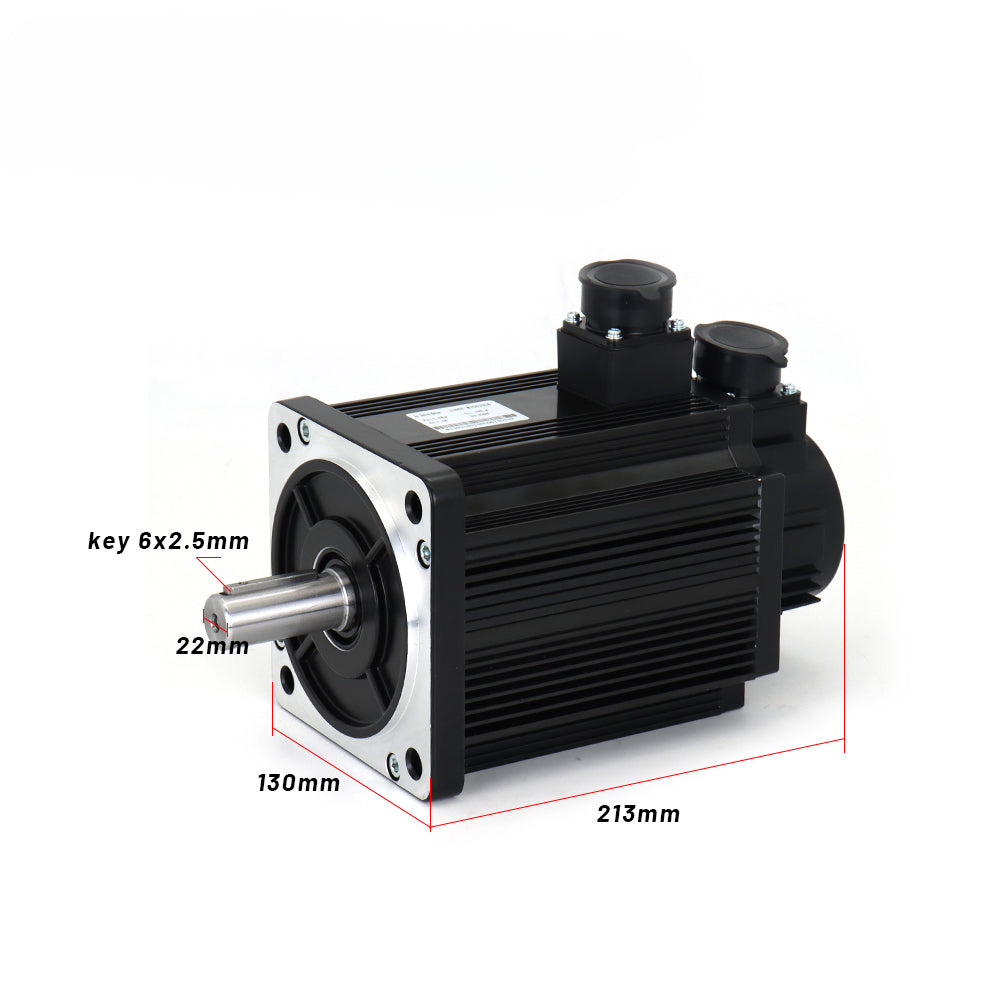 BODING Incremental Servo Motor Kits 1KW 130ST-M10010 AASD 20A 220V 10NM 1000RPM Dia.22mm with 3m cable