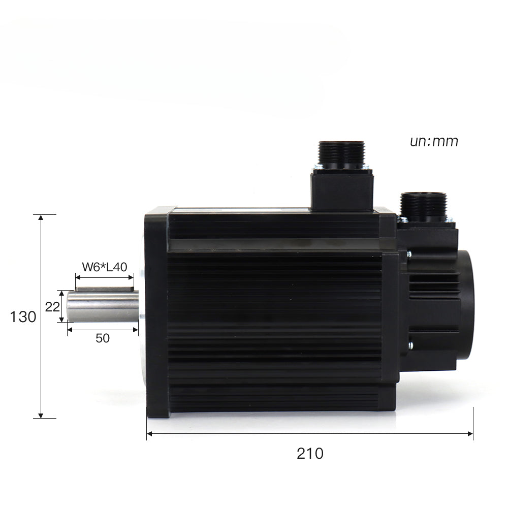 BODING Incremental Servo Motor kits 130ST-M10015 AASD 30A 1.5KW 220V 10NM 1500RPM Dia.22mm with 3m cable