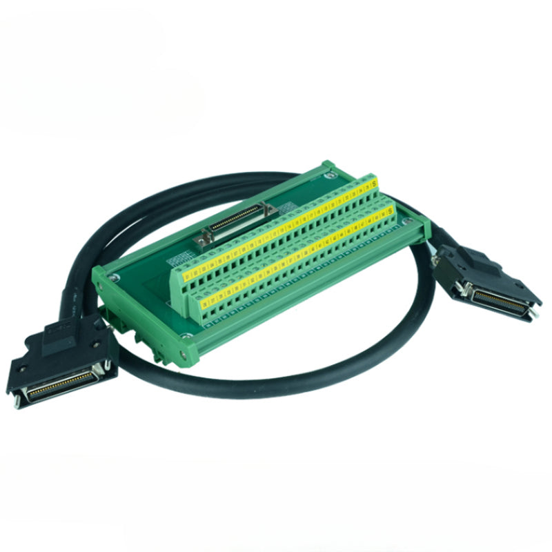 scsi50-50pin-guide-rail-terminal-board-cn1-asd-bm-50a-use-for-delta-a2-ab-servo-seriel-simens-v90