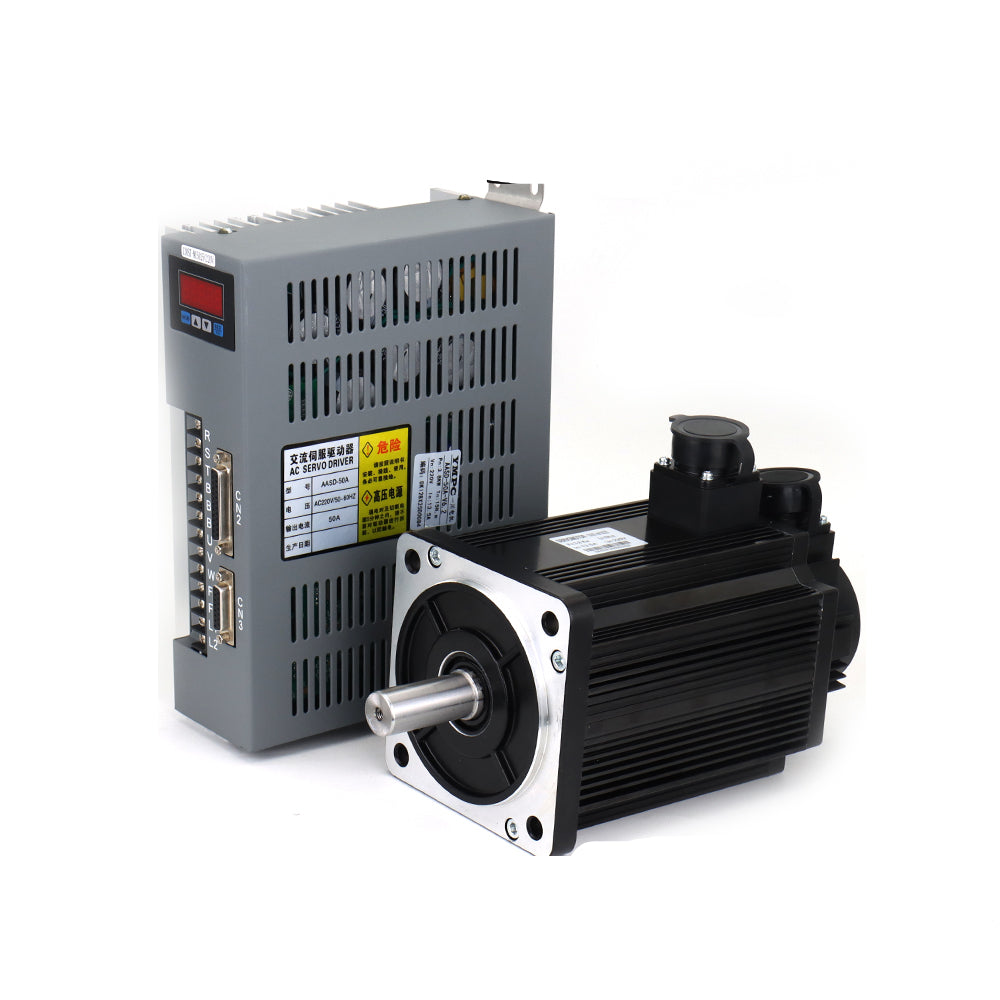 BODING Incremental Servo Motor kits 130ST-M15025 AASD 25A 3.8KW 380V 15NM 2500RPM Dia.22mm with 3m cable