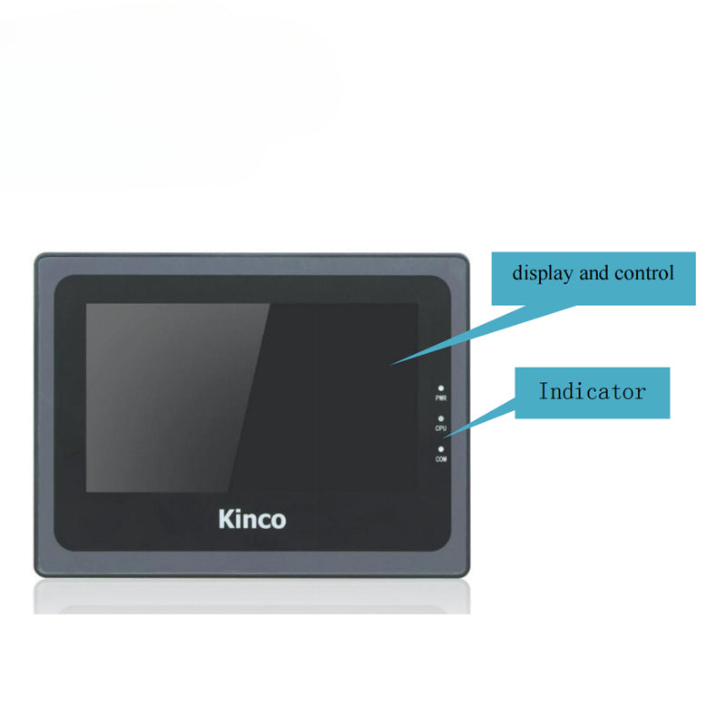 Kinco HP070-33DT 7 inch HMI PLC All In One Touch Screen With Programmable Controller Integrated Panel DI16 DO14 2AI RS485