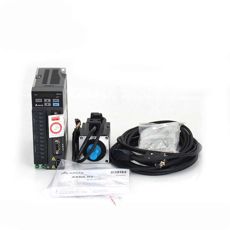 Delta E3 Series 200w Servo Driver ASD-E3-0221-L Servo Motor ECM-E3M-C20602RSE ECM-E3M-C20602SSE with 3M Cable